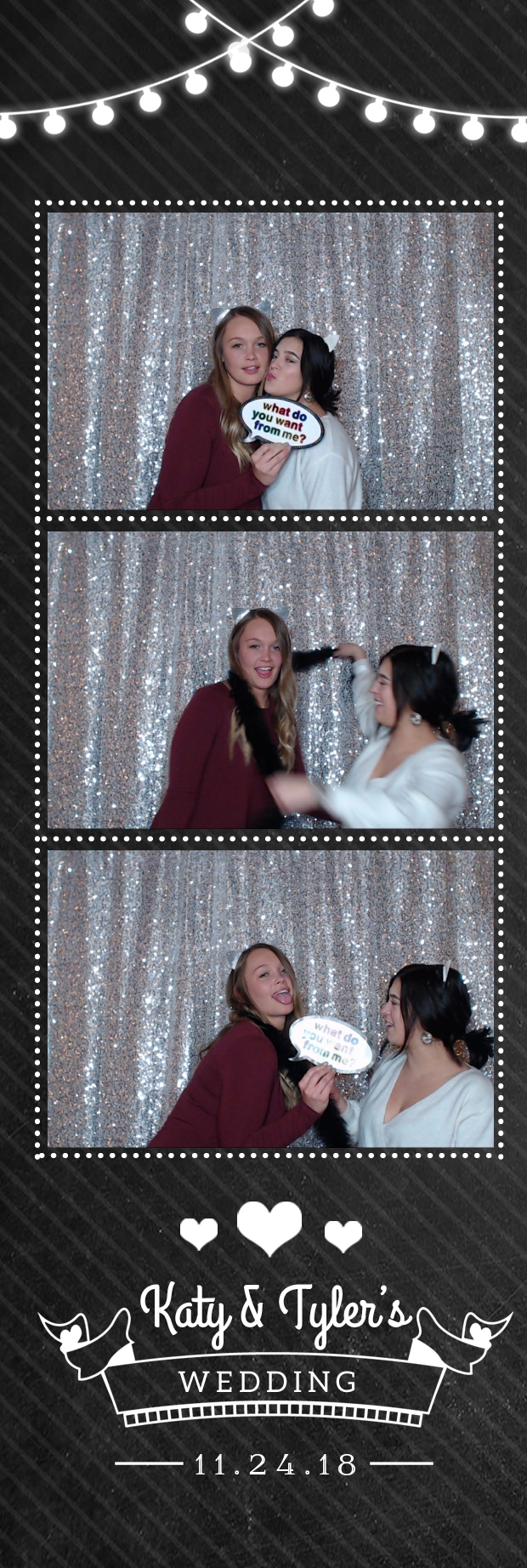 Katy and Tyler's wedding  | View more photos from the event at gallery.photoboothbillings.com/u/PhotoBoothBillings/Katy-and-Tylers-wedding